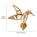 Golden Hummingbird Home Decoration Crafts
