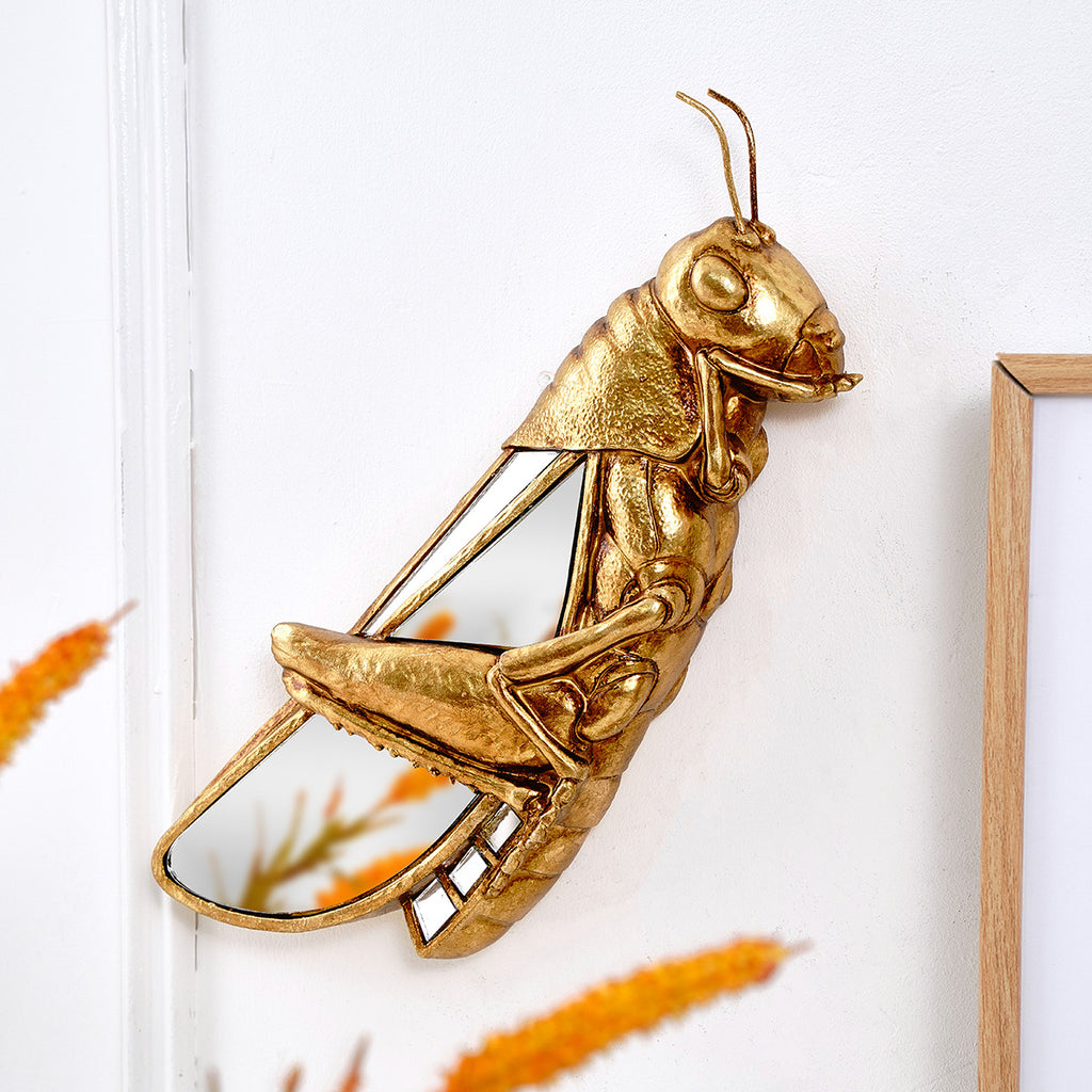 Golden mirror locust pendant