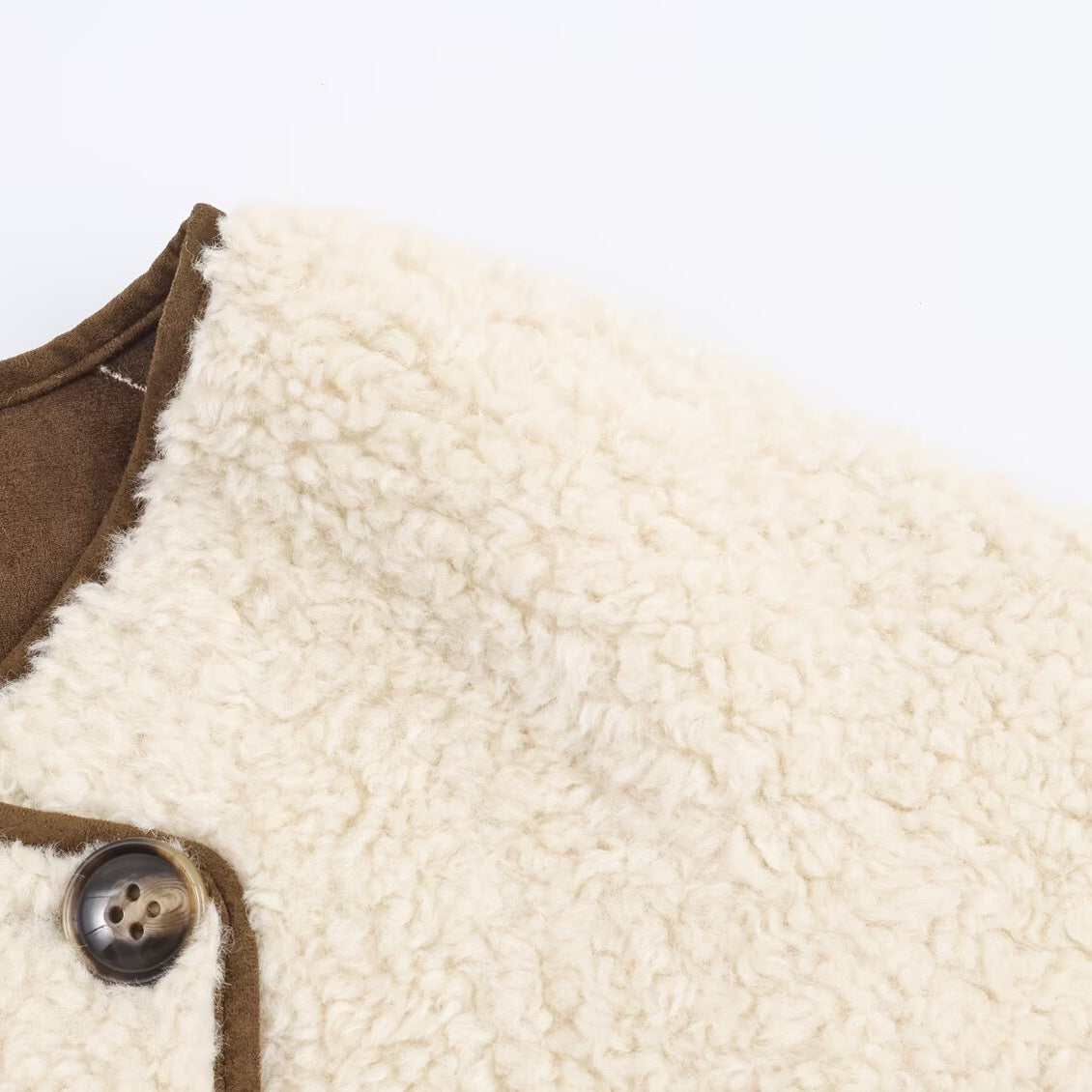 Lamb fur suede fur one-piece loose fur coat