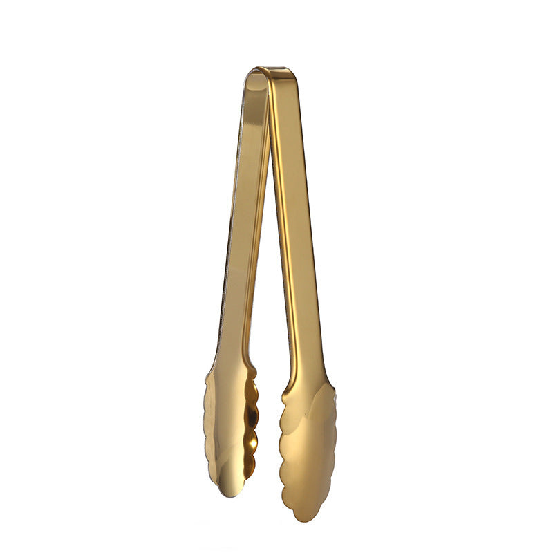 Golden Serving Tongs