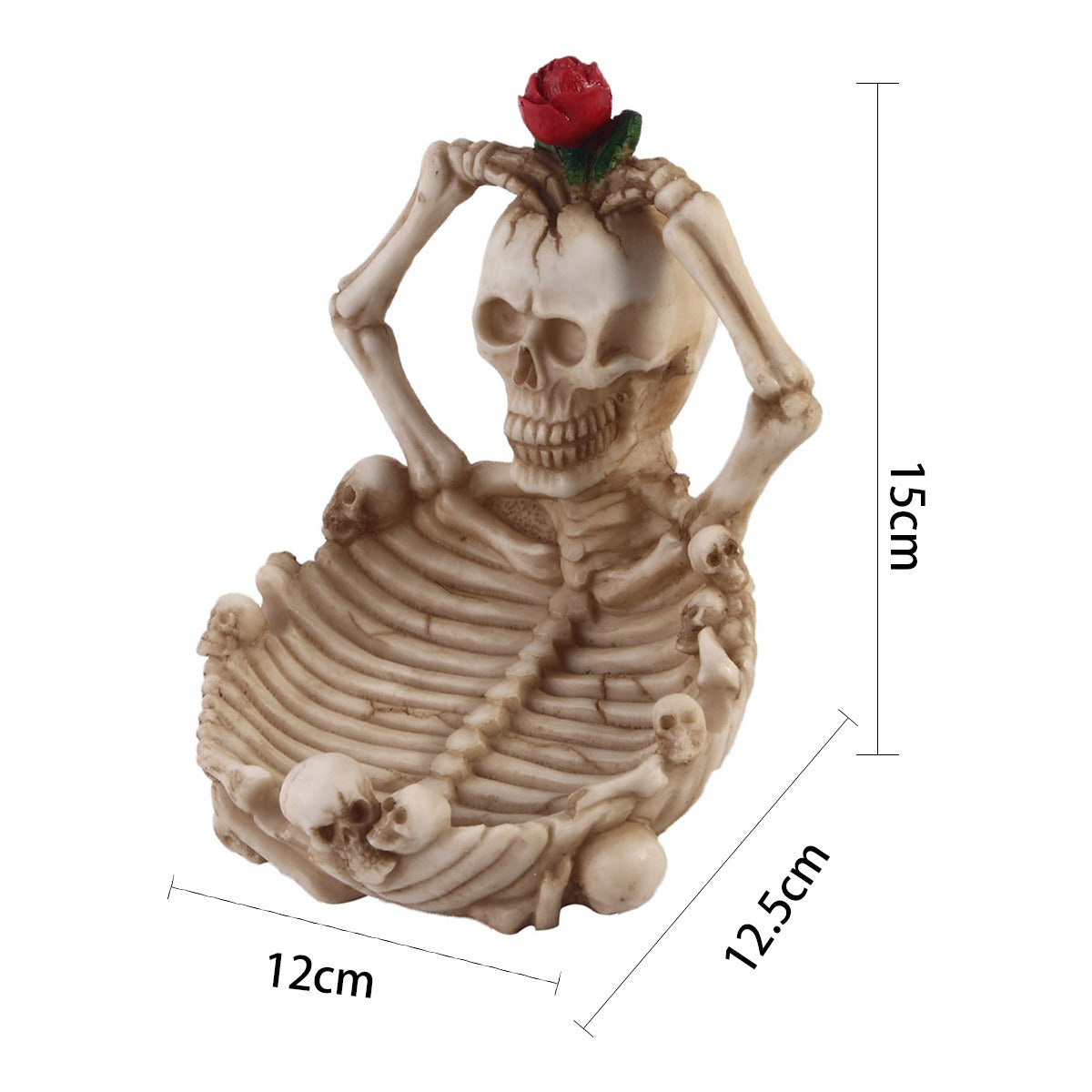 Ashtray Skeleton Resin Craft Skeleton Home Decoration