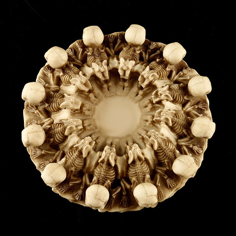 Ashtray Skeleton Resin Craft Home Decoration