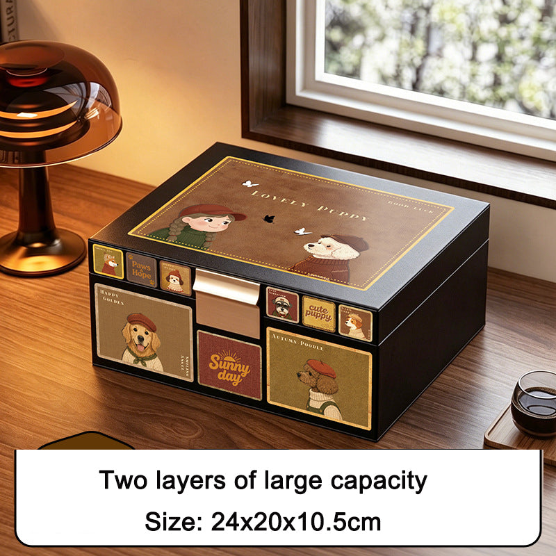 Antique style jewelry storage box
