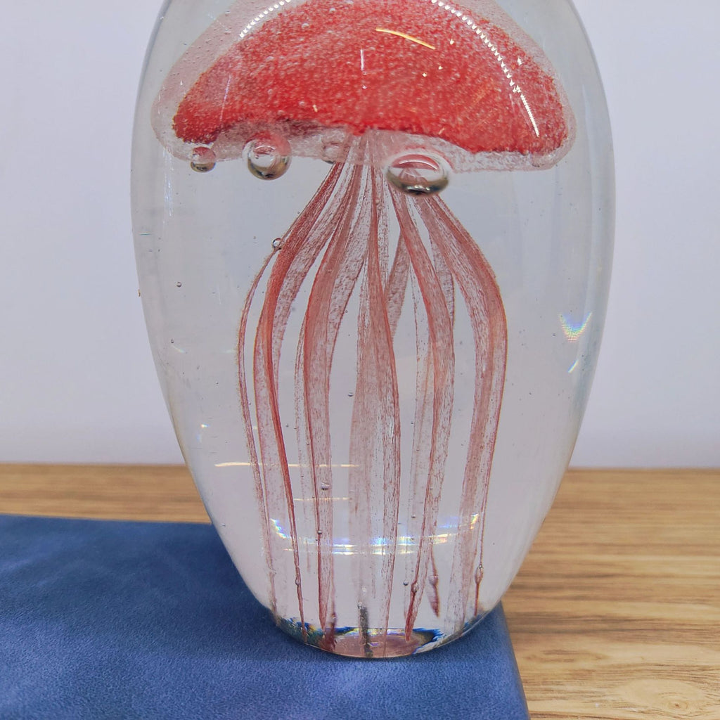 Glass Jellyfish Ball Handmade Glass Sphere Glow-in-the-Dark Jellyfish Ball Creative Home Decor Gift Drop Shipping
