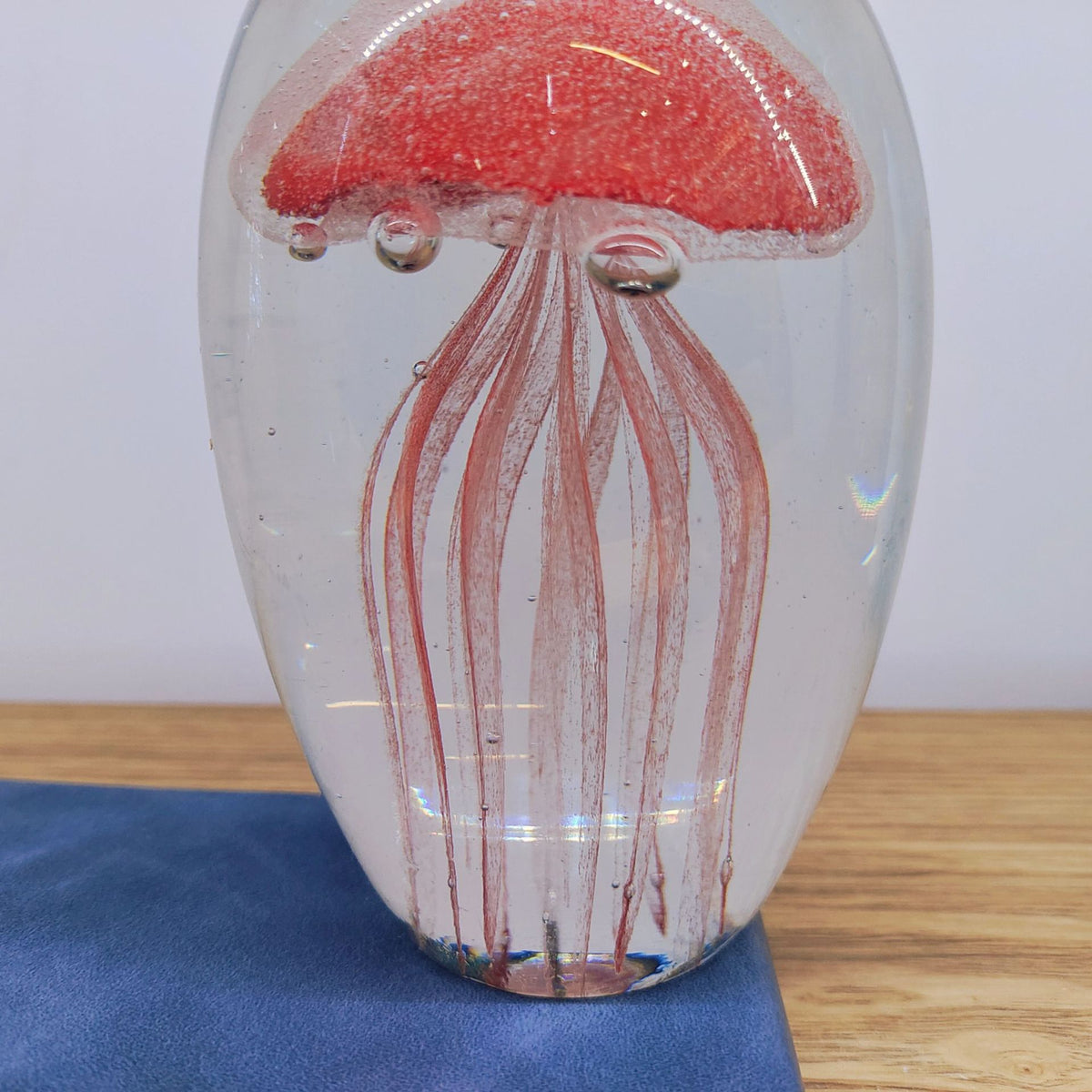 Glass Jellyfish Ball Handmade Glass Sphere Glow-in-the-Dark Jellyfish Ball Creative Home Decor Gift Drop Shipping