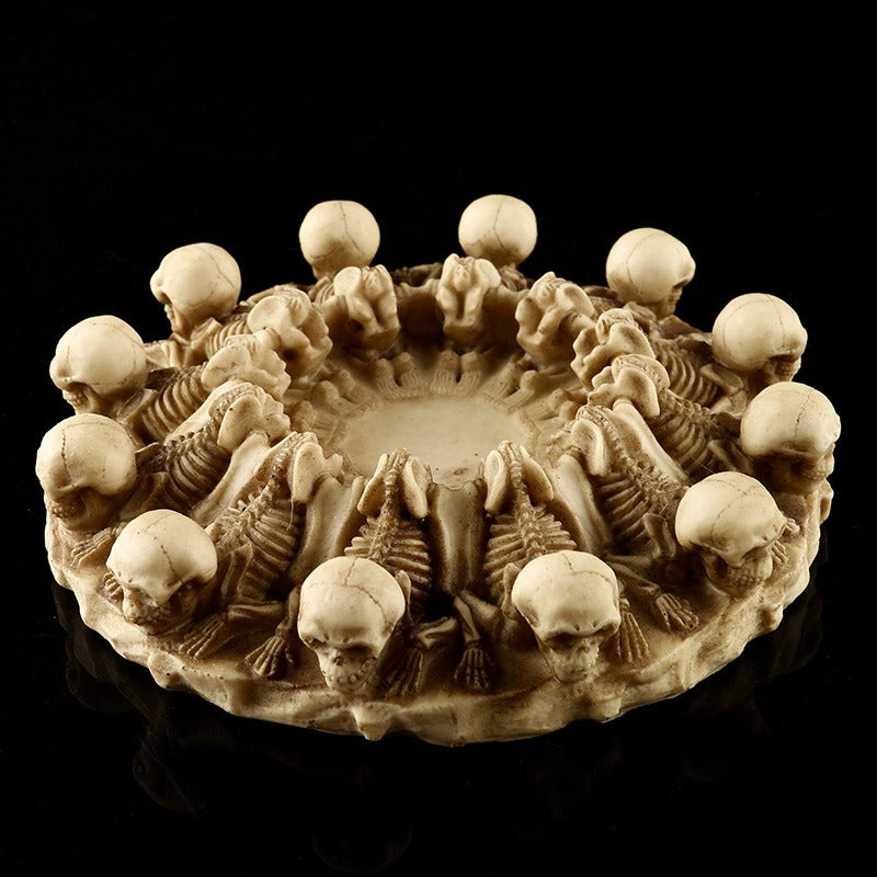Ashtray Skeleton Resin Craft Home Decoration