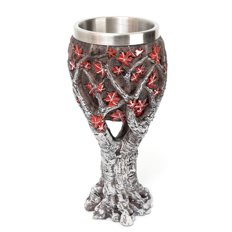 Skeleton head home wine glass ornaments