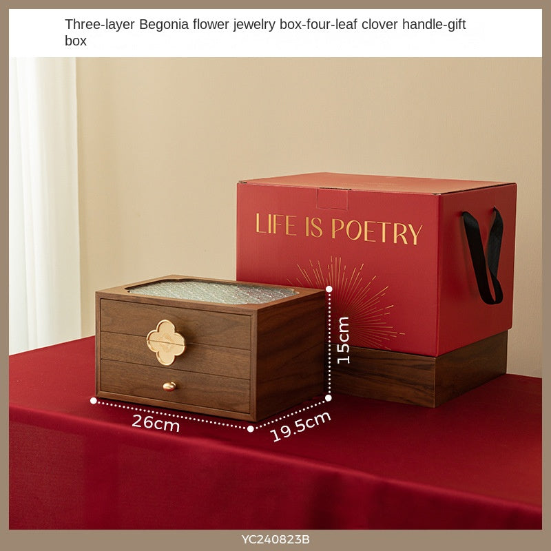 Glass storage box