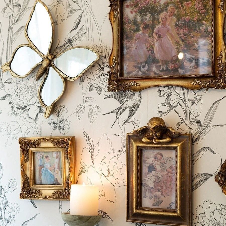 Butterfly Mirror Wall Hanging
