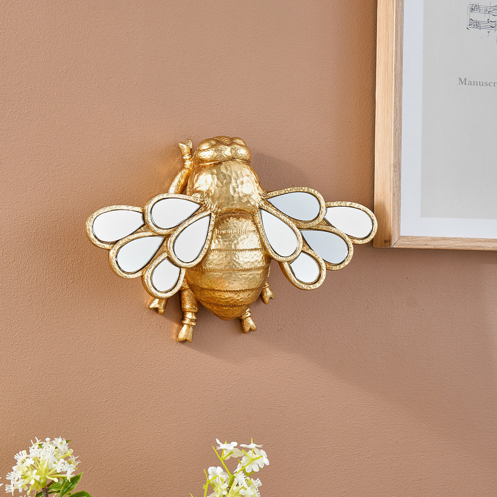 Insect shaped decorative mirror