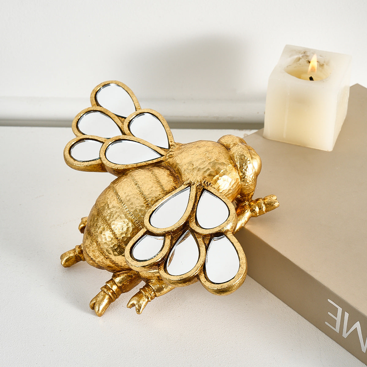 Insect shaped decorative mirror