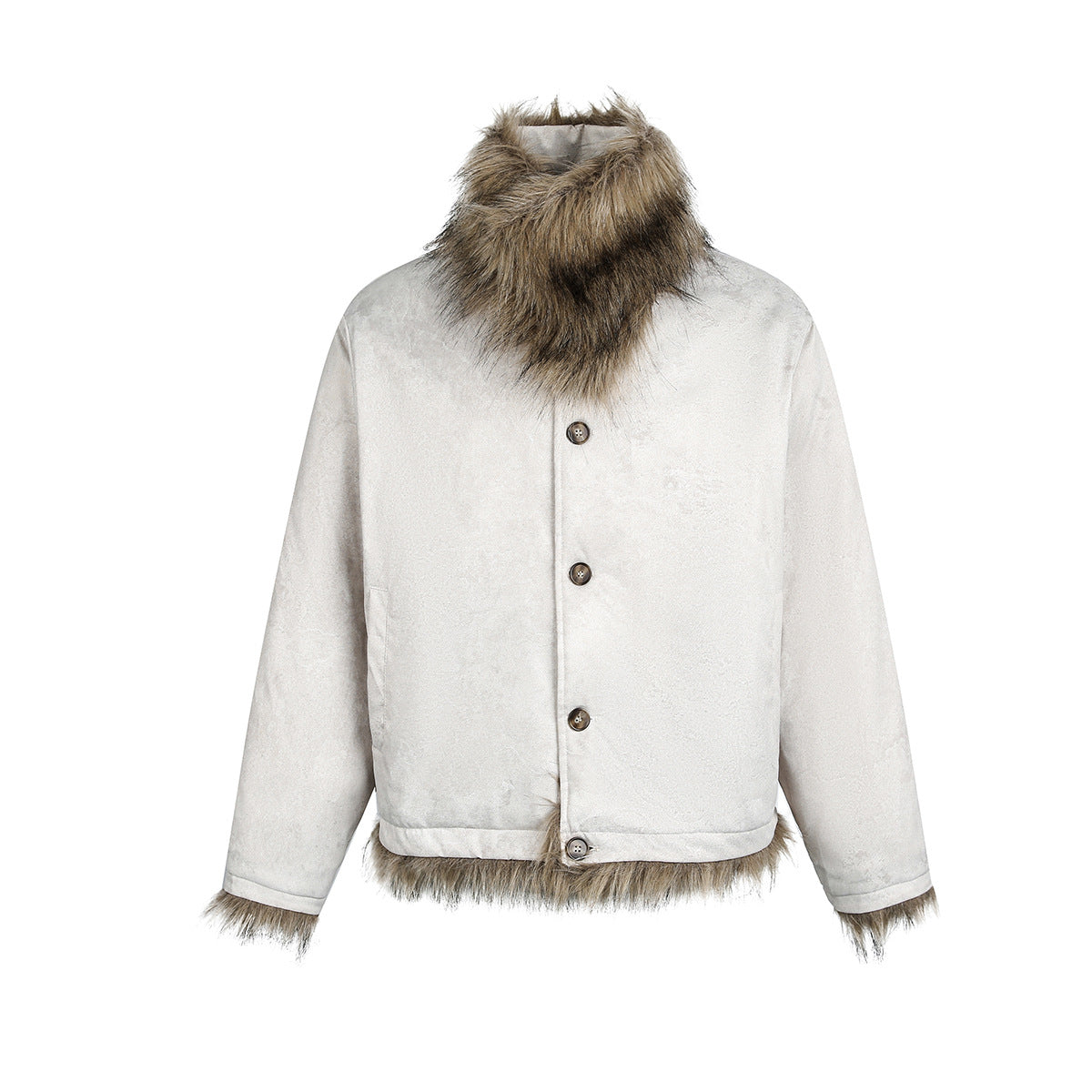 Fur fur collar warm cotton clothing