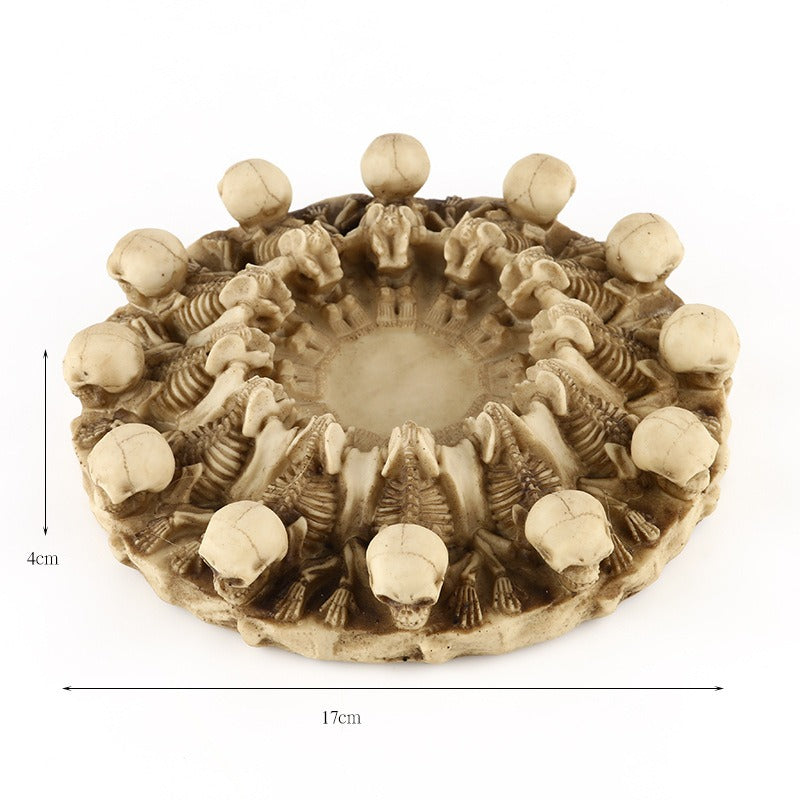 Ashtray Skeleton Resin Craft Home Decoration