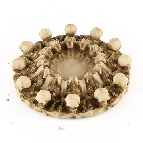Ashtray Skeleton Resin Craft Home Decoration