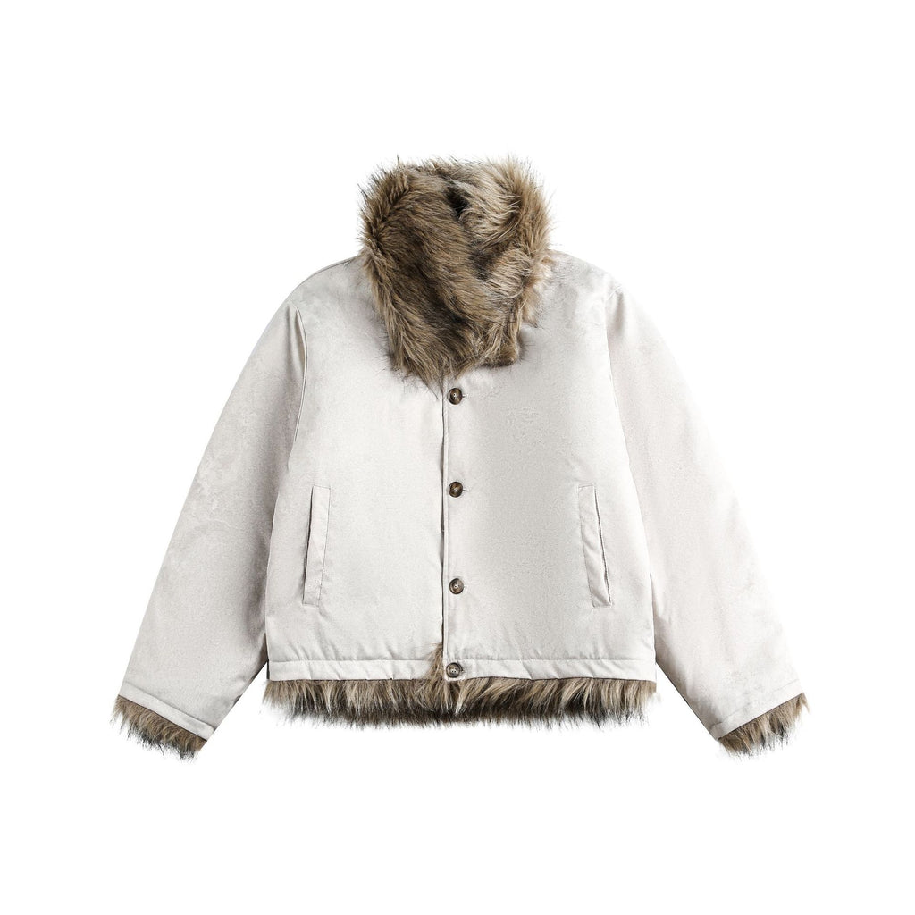 Fur fur collar warm cotton clothing
