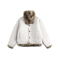 Fur fur collar warm cotton clothing