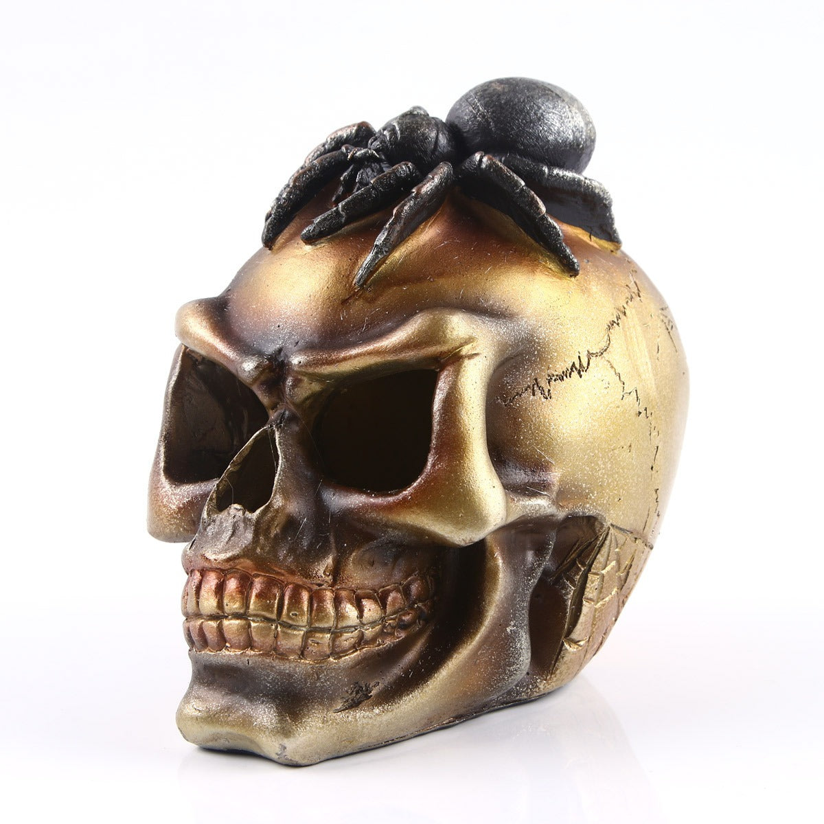 Spider skull handicraft personalized skull home decoration