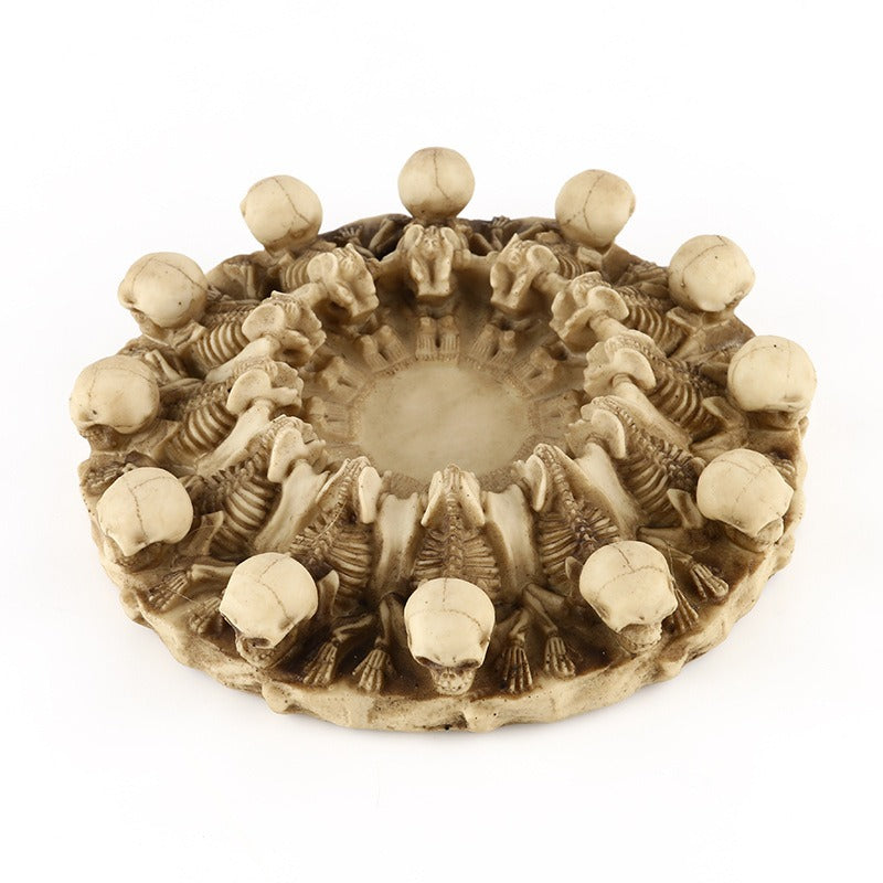 Ashtray Skeleton Resin Craft Home Decoration