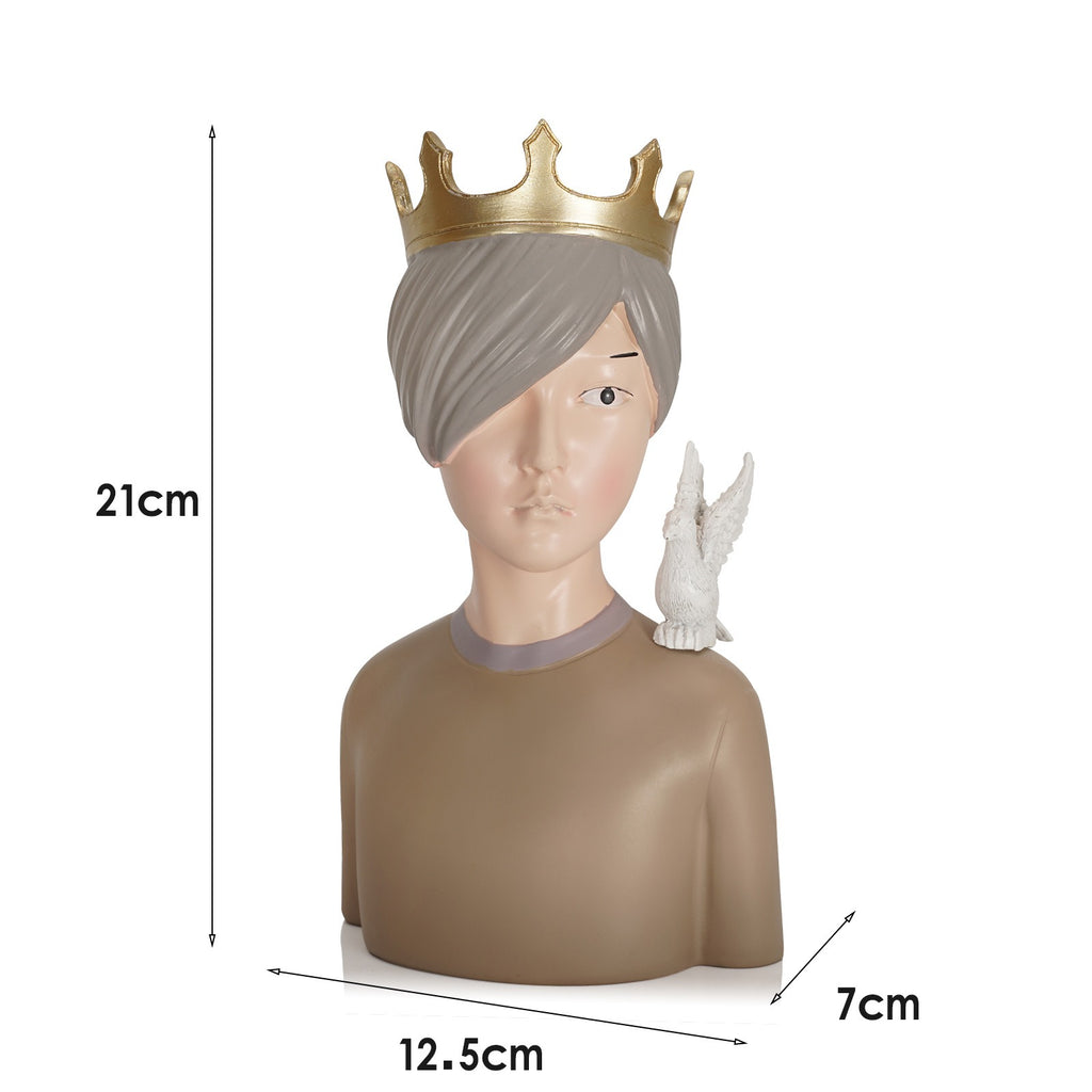 Minimalist flowerpot boy home decoration ornaments