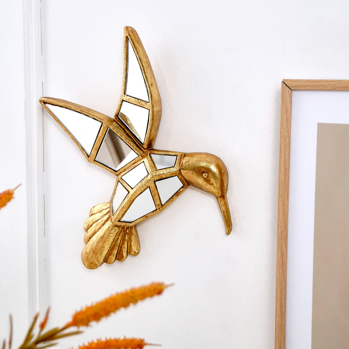 Golden Hummingbird Home Decoration Crafts