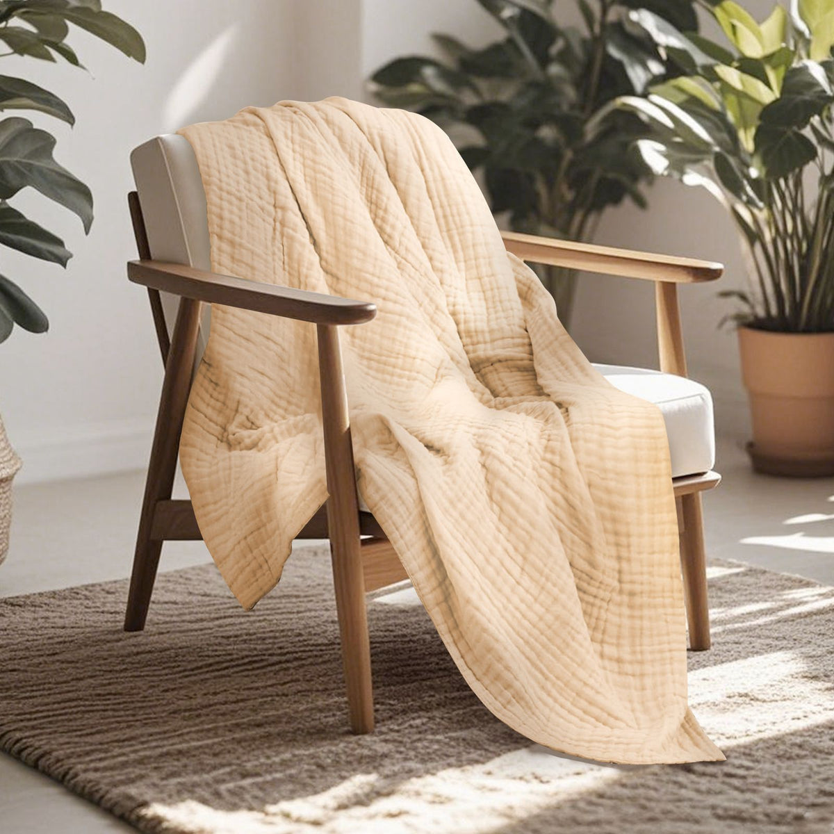 Cotton gauze blanket, noon rest blanket