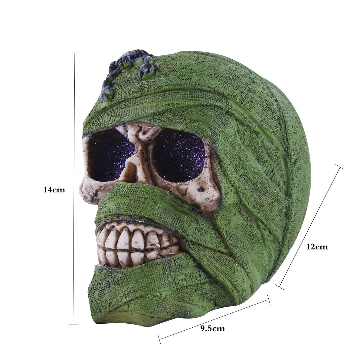 Facial tissue resin skull decorative home ornaments