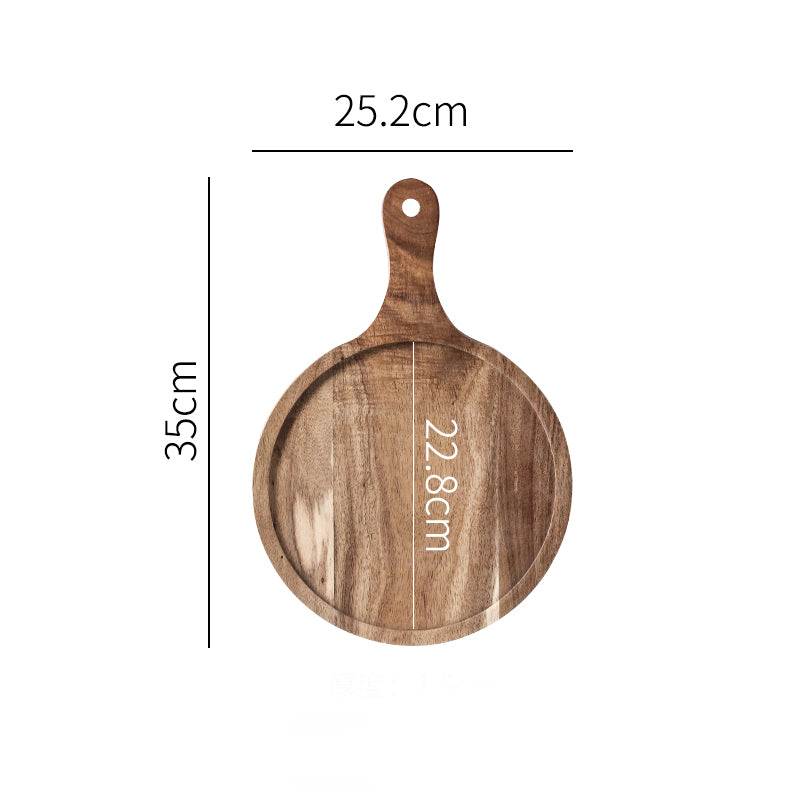 Steak plate Wood Western plate Pizza tray
