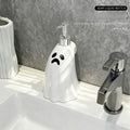 Halloween Ghost Soap Dispenser Bottle, Pump Lotion Bottle for Bathroom, Shower Gel and Shampoo Refill Empty Bottle