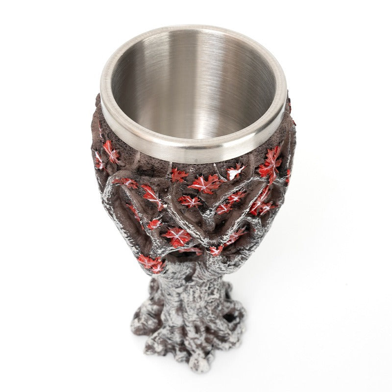 Skeleton head home wine glass ornaments