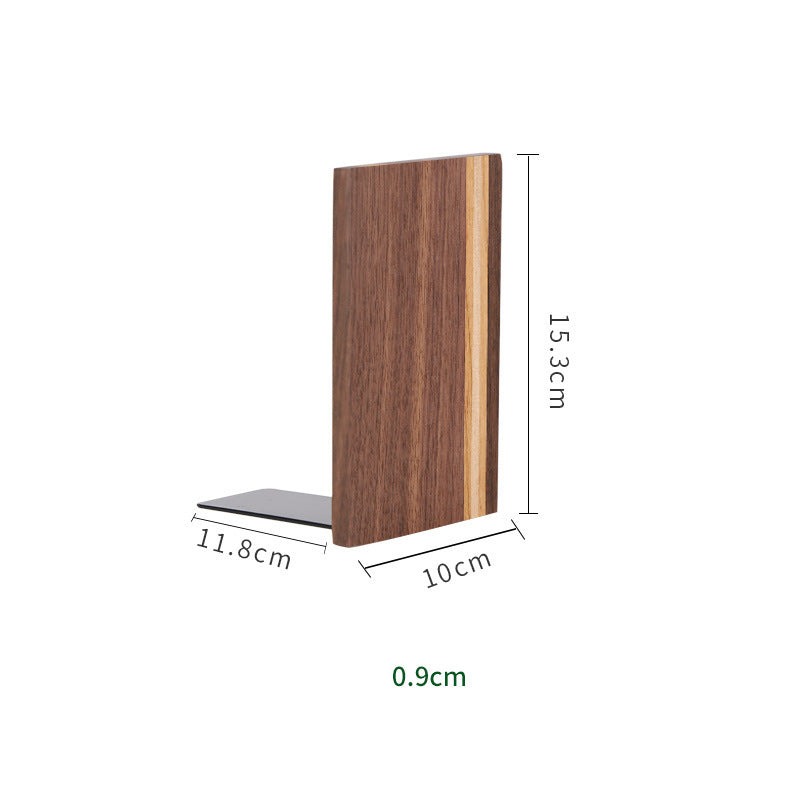 Black Walnut Bookstand Wooden Bookstand Solid Wood Bookstand Wooden Bookend