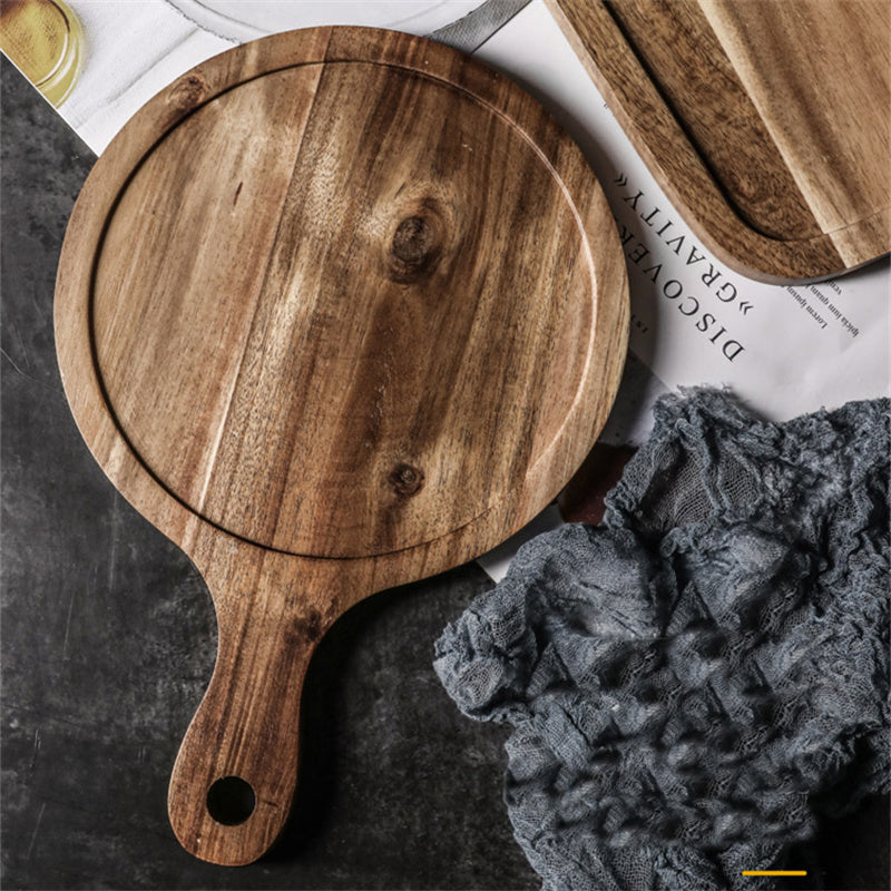 Steak plate Wood Western plate Pizza tray