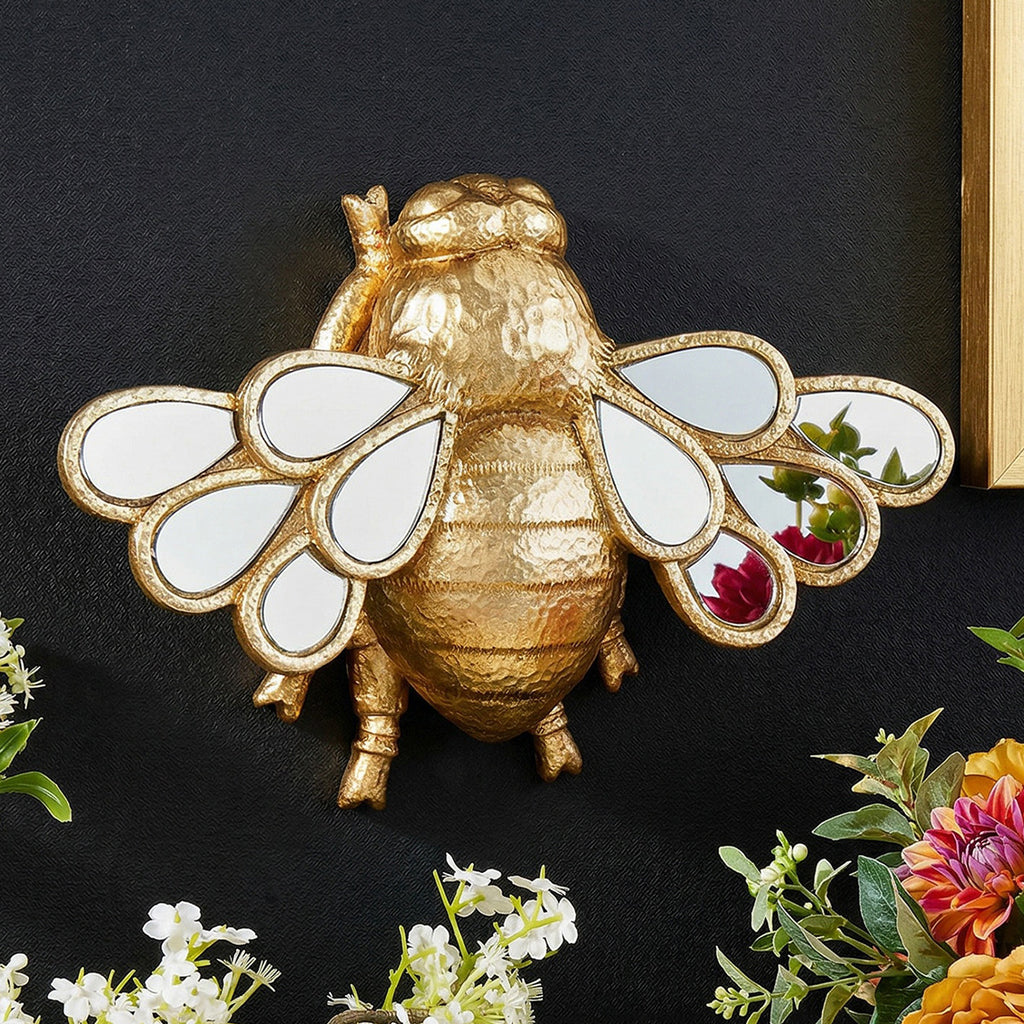 Insect shaped decorative mirror