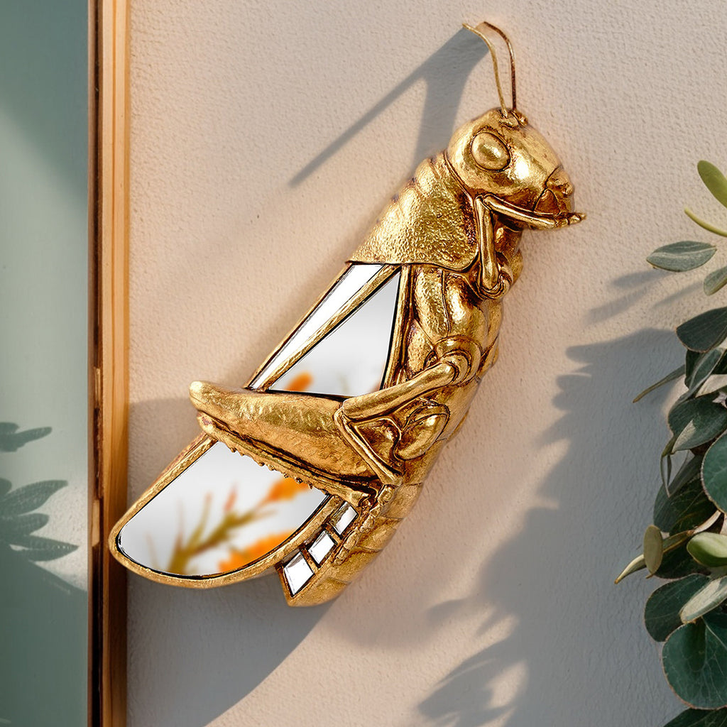 Golden mirror locust pendant